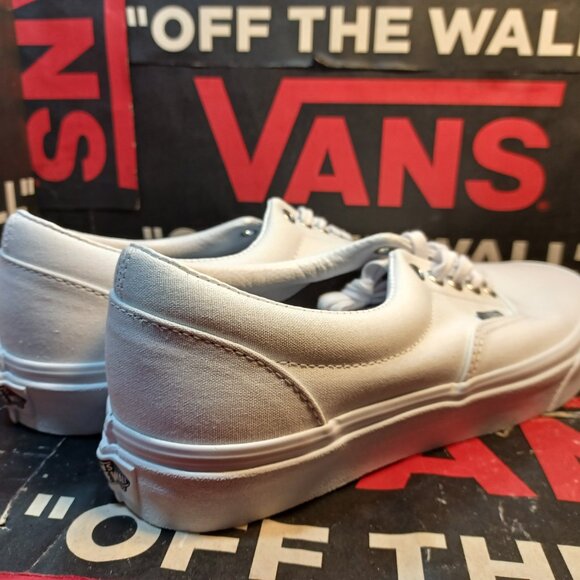 Vans Men's 13 Era Mix True White /True White Classic Canvas VN000VHQAOB - Picture 4 of 12